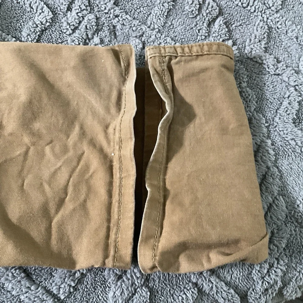Levis 505 Jeans Mens 36x34 (36X 33) Stretch Regular Straight Leg Brown Casual